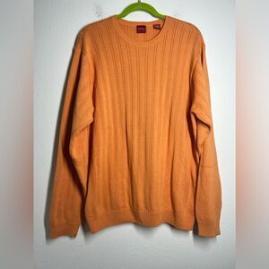 Y2K Arrow Cotton Heavy Orange Sweater Outerwear 2000s Men’s Size L
